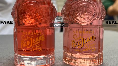 versace red jeans original vs fake